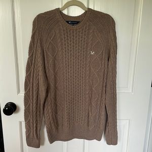 cable knit sweater